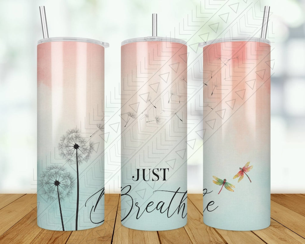 Just Breathe Dandelion Tumbler