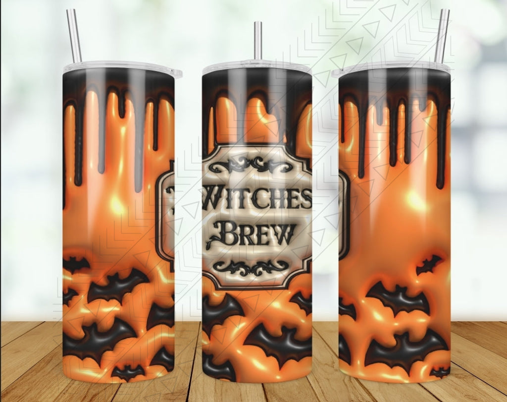 Witches Brew 3d Puff Tumbler