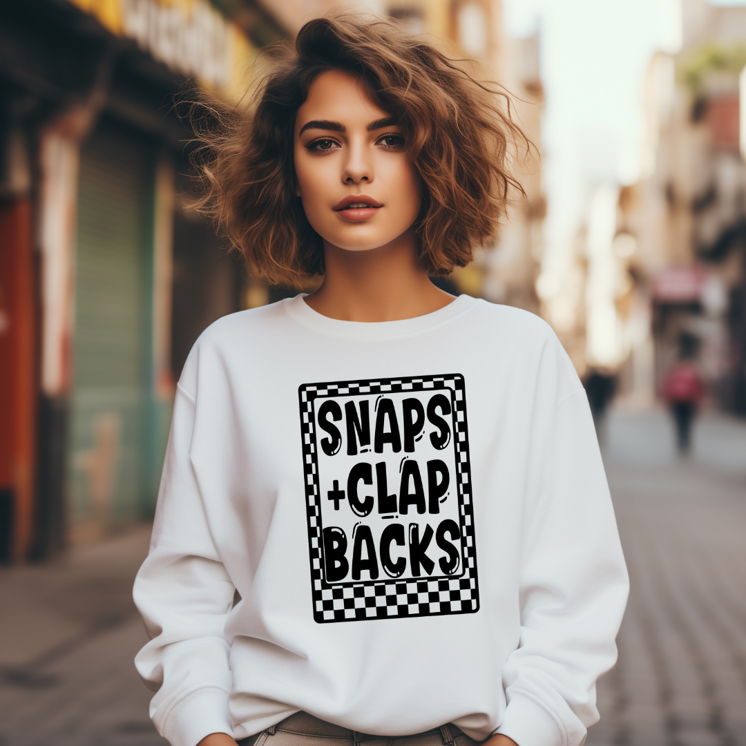 Snap + Clap Backs