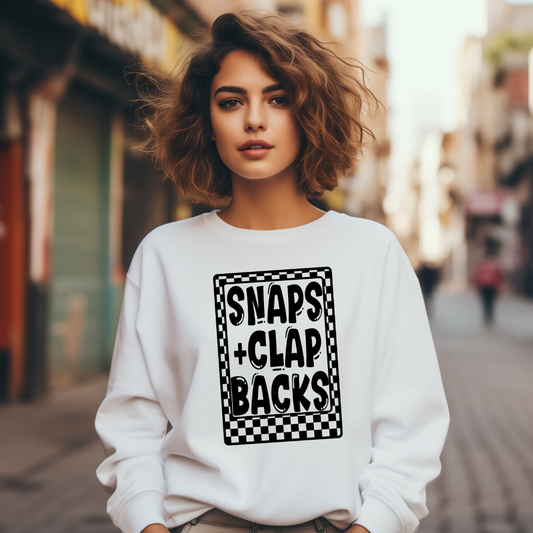 Snap + Clap Backs
