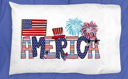 America Pillowcase