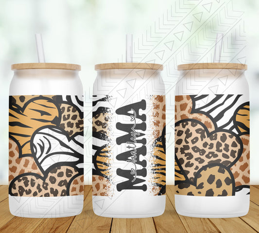 Animal Print Heart Personalized