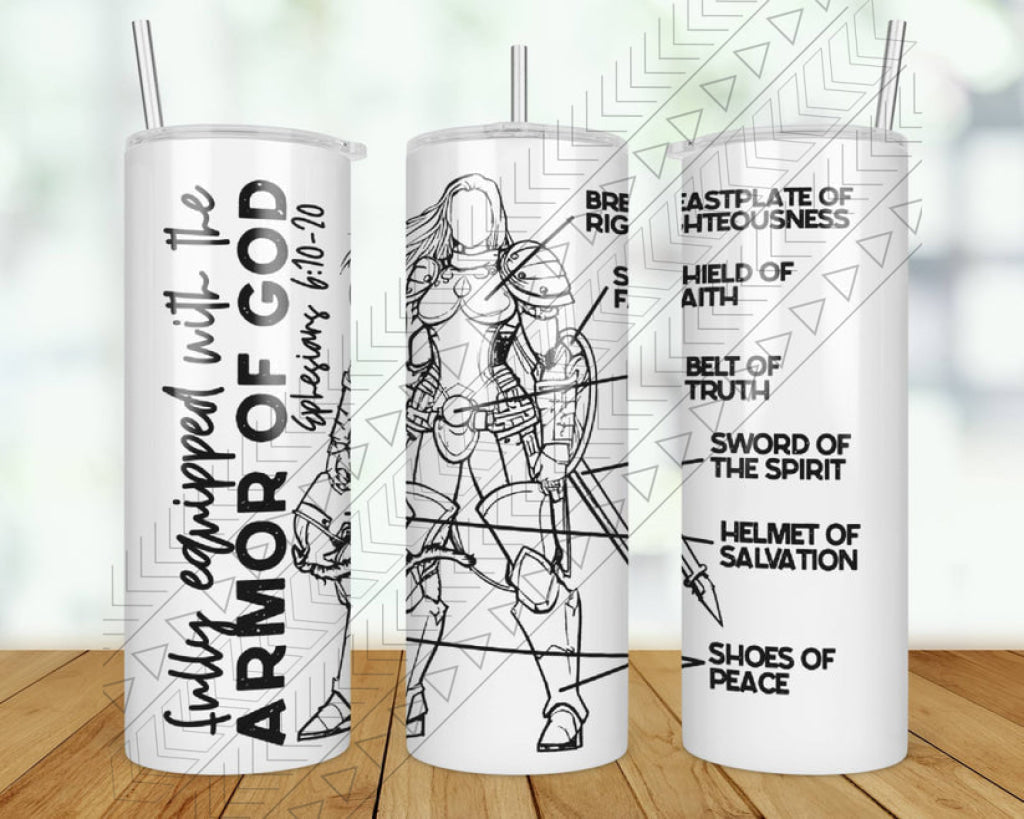 Armor Of God (male/female) Tumbler