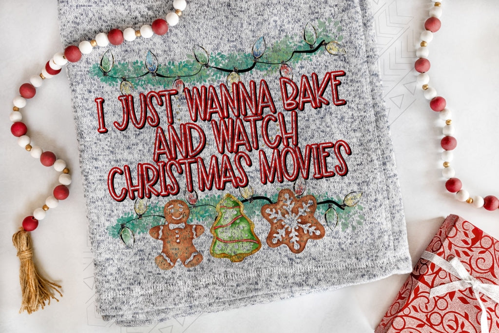 Bake & Christmas Movies Blanket