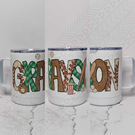 Baseball Name Travel Mug