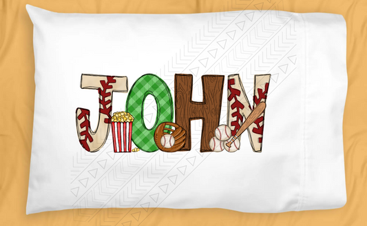Baseball Pillowcase