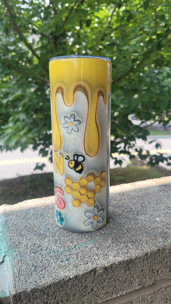 Bee The Reason Someone Smiles 3d Puff Tumbler