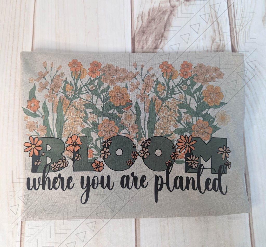 Bloom Where You Are Planted (boho floral)