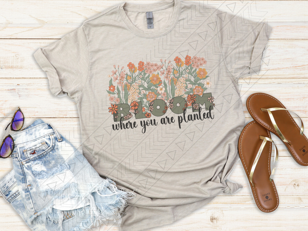 Bloom Where You Are Planted (boho floral)