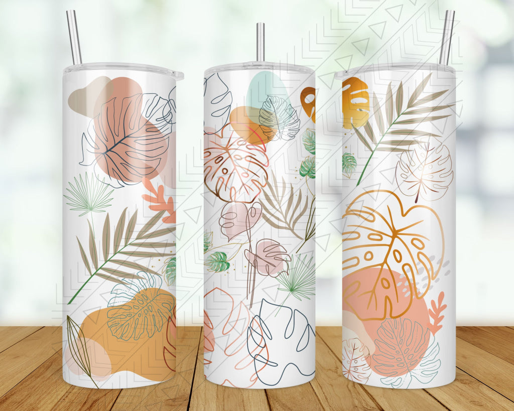 Boho Monstera Tumbler