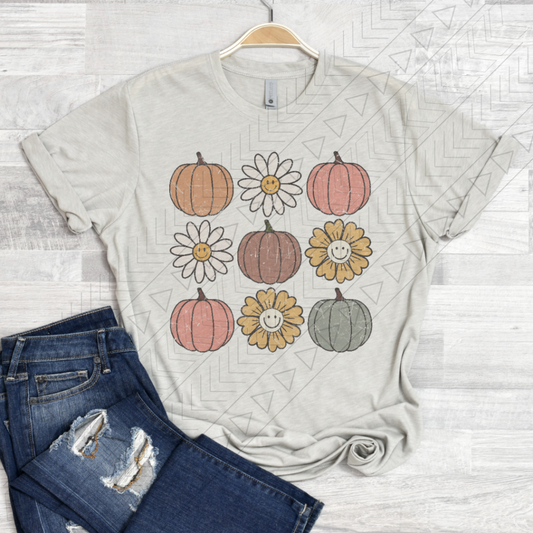 Boho Pumpkins & Flowers