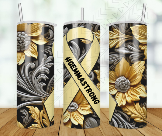 Childhood Cancer Awareness Tumbler