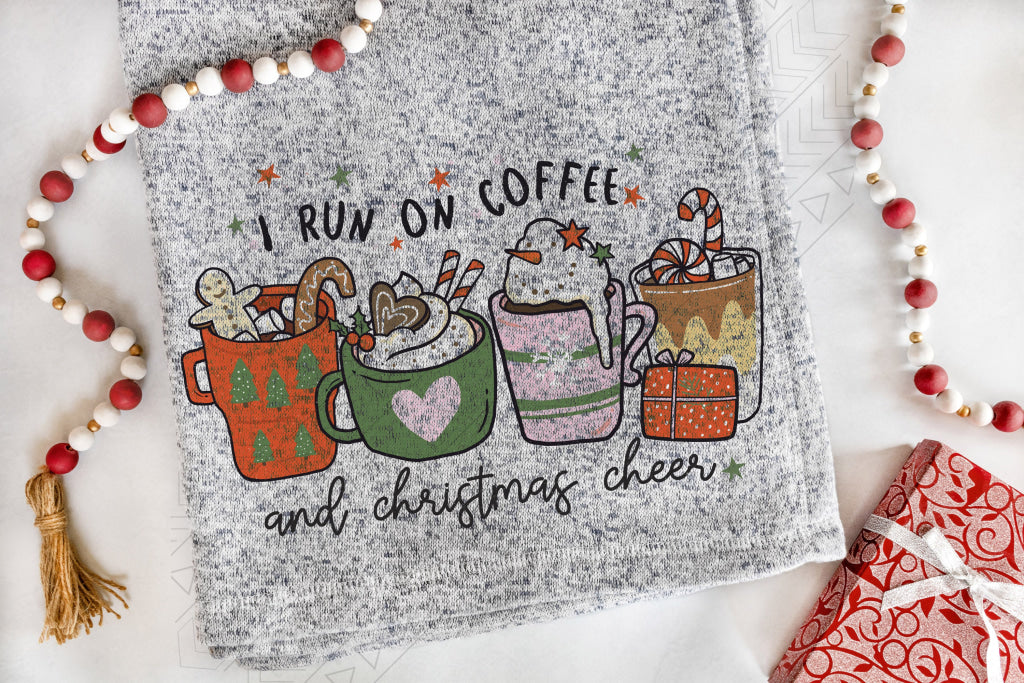 Coffee & Christmas Cheer Blanket