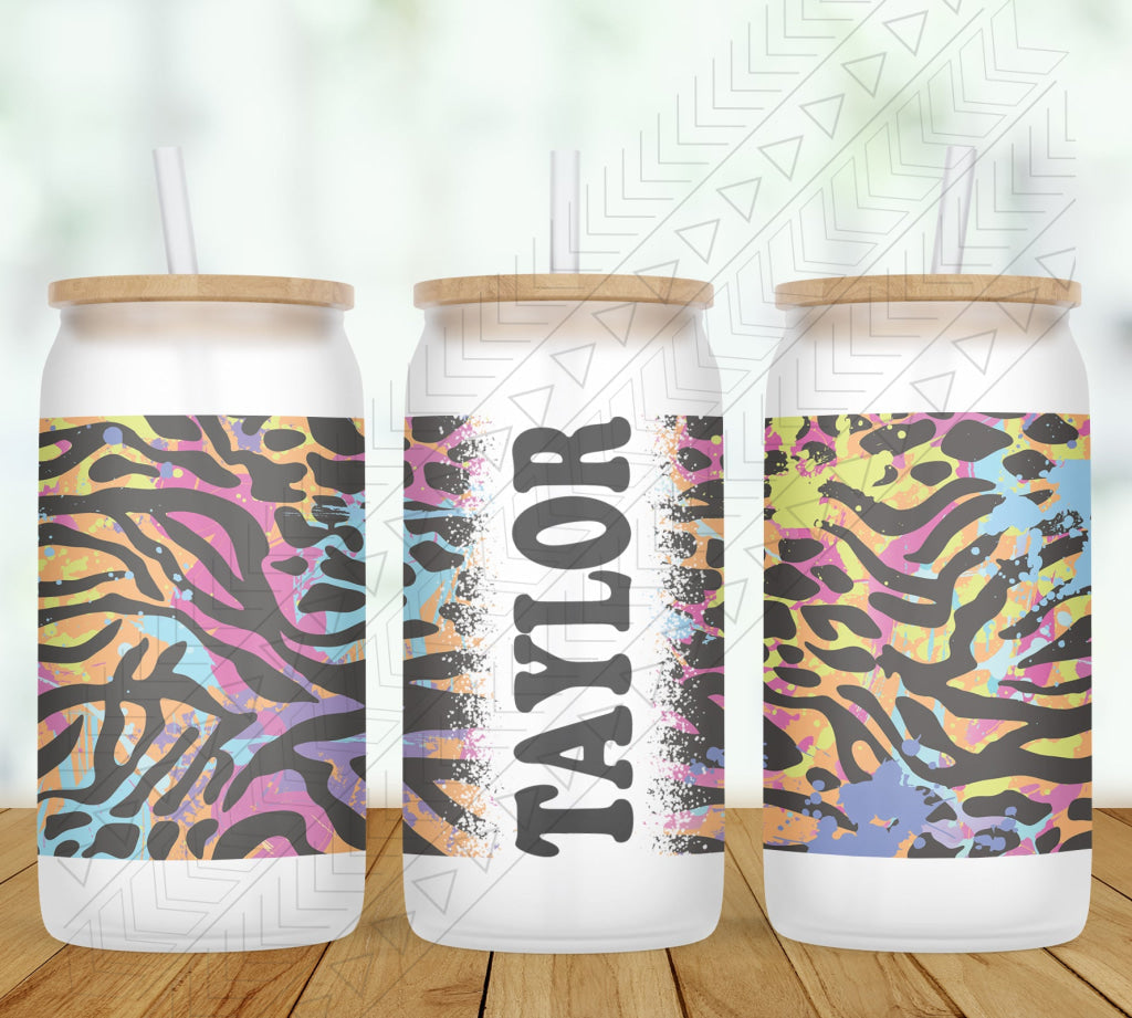 Colorful Animal Print Personalized