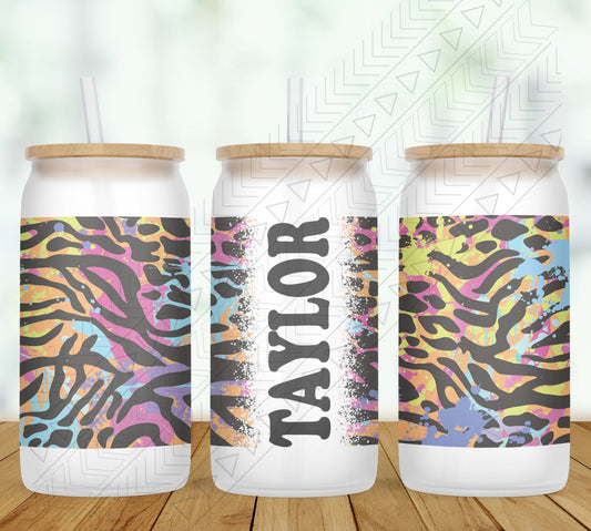 Colorful Animal Print Personalized