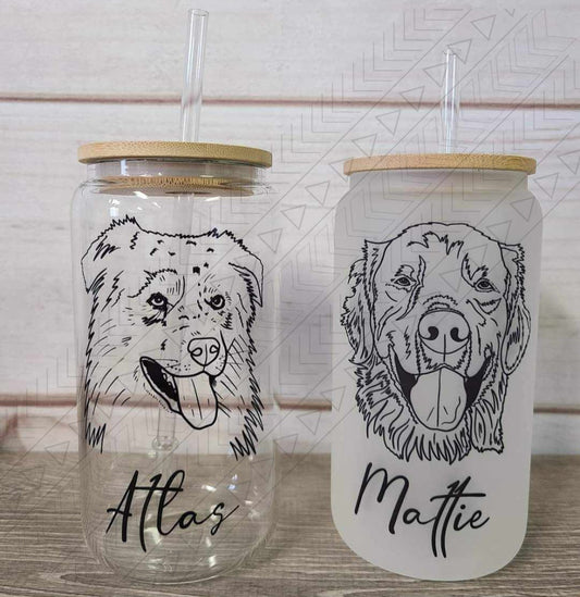 Dog Breed Glass(1 Dog)