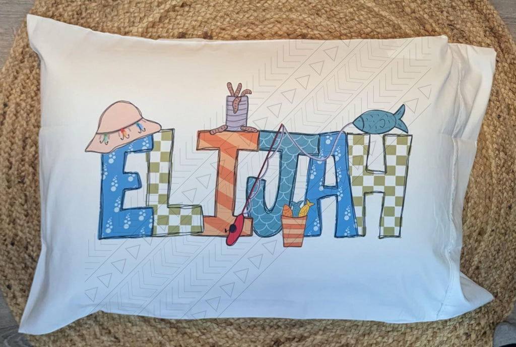 Fishing Pillowcase