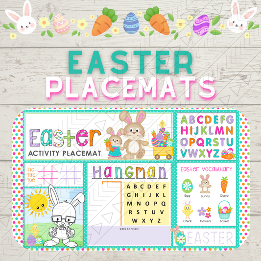 Hangman Easter Placemat