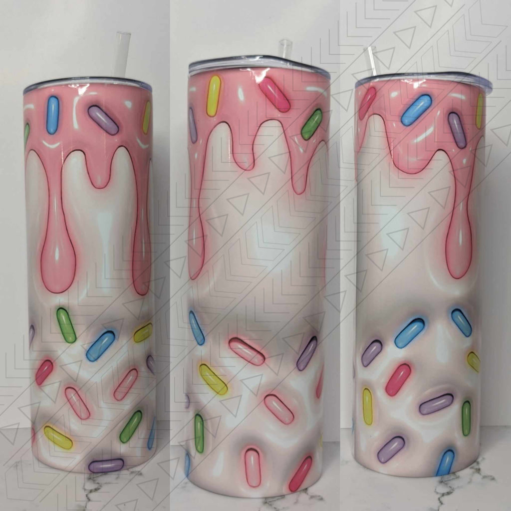 Ice Cream 3d Puff Tumbler