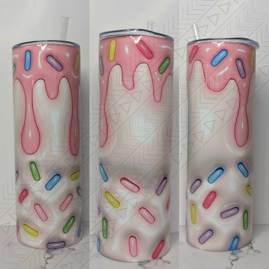 Ice Cream 3d Puff Tumbler