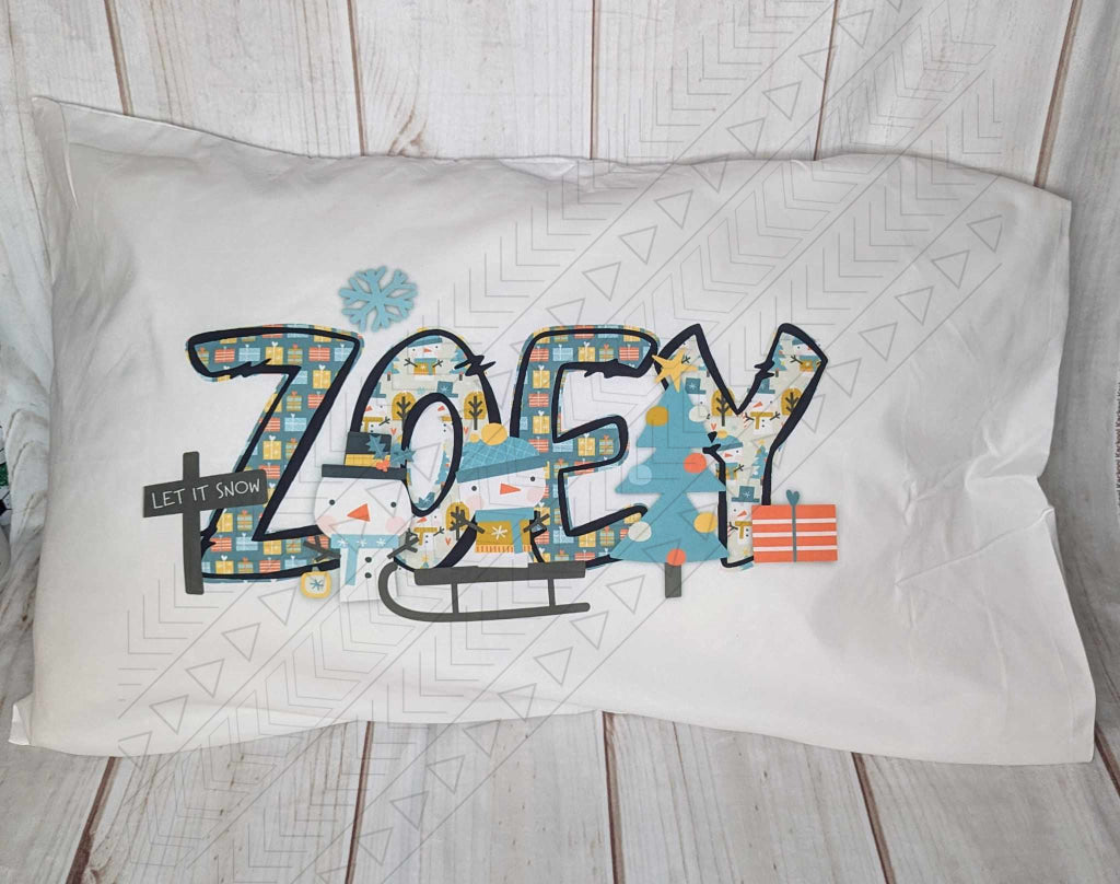 Let It Snow Pillowcase