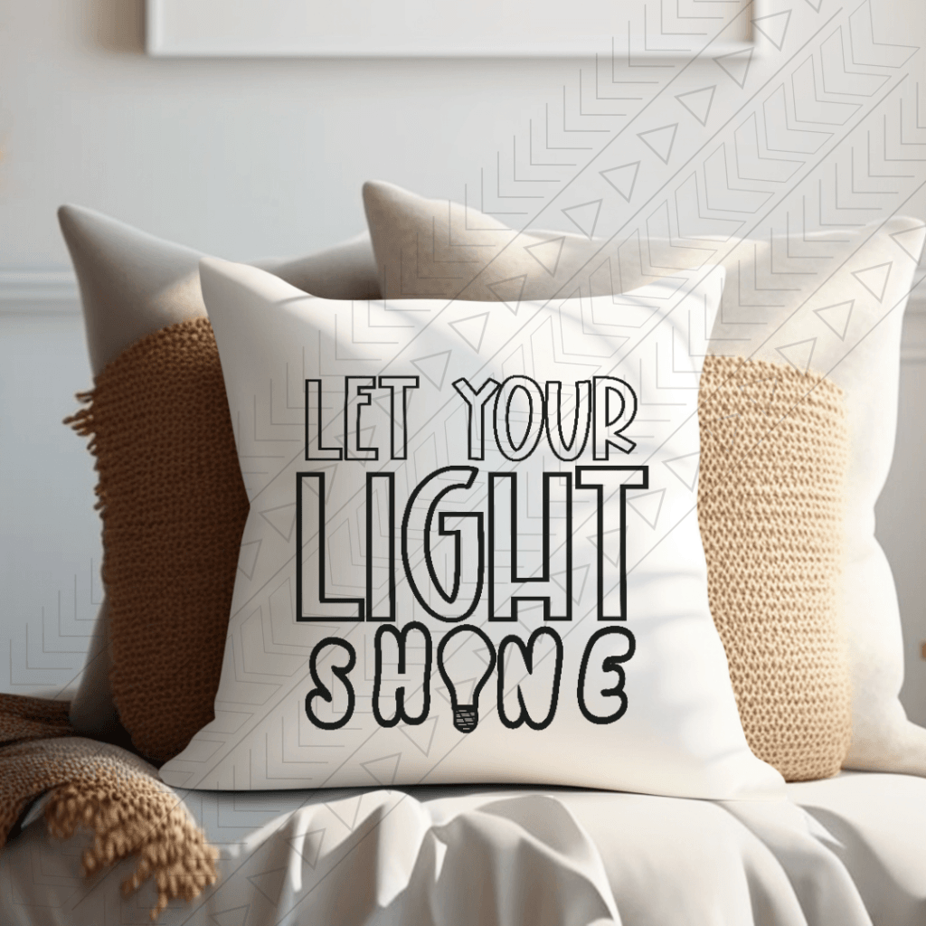 Let Your Light Shine Pillow Cover