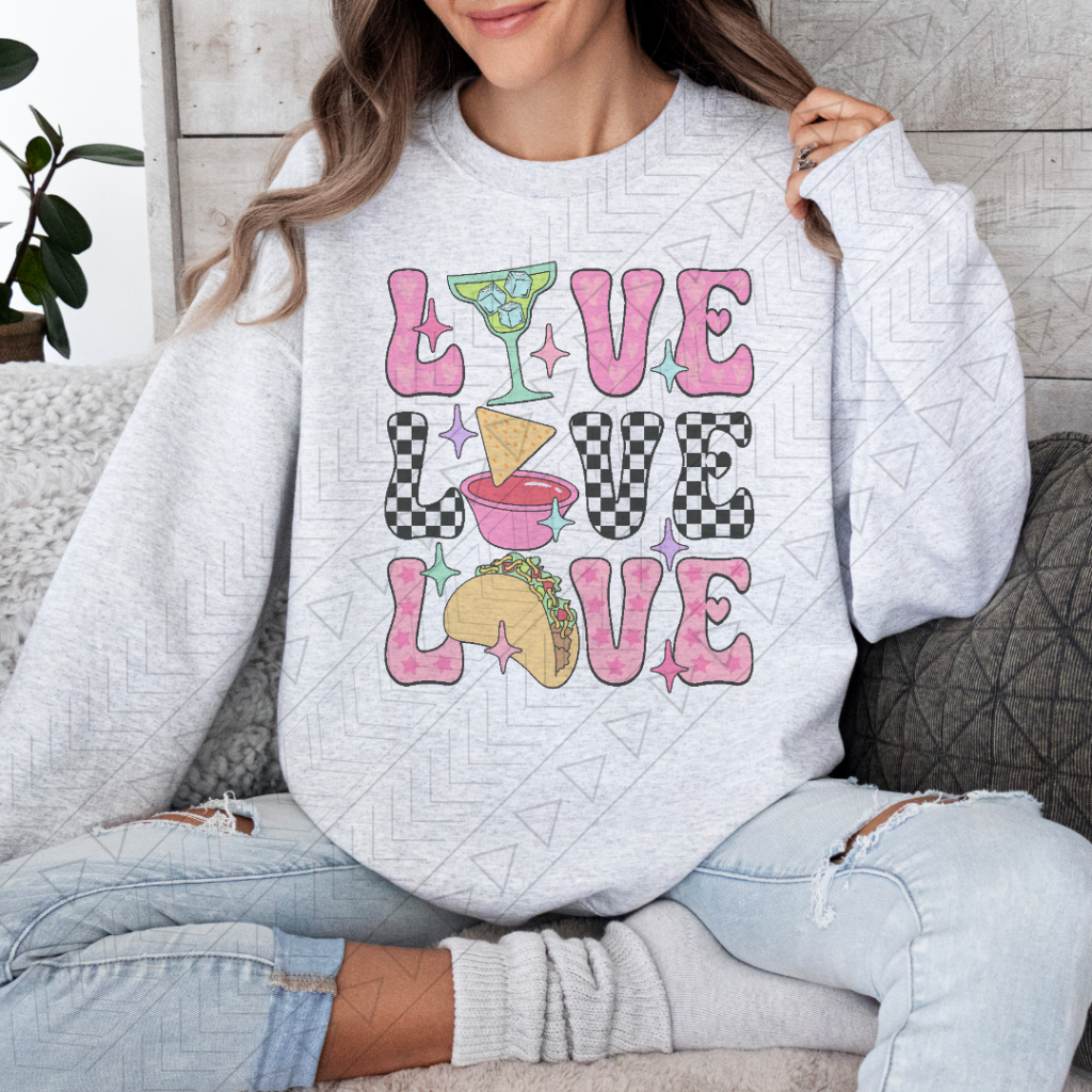 Love, Tacos, Chips, Marg Sweatshirt