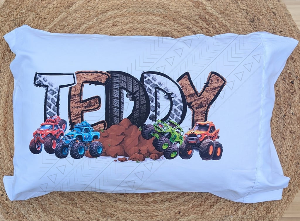 Monster Truck Pillowcase