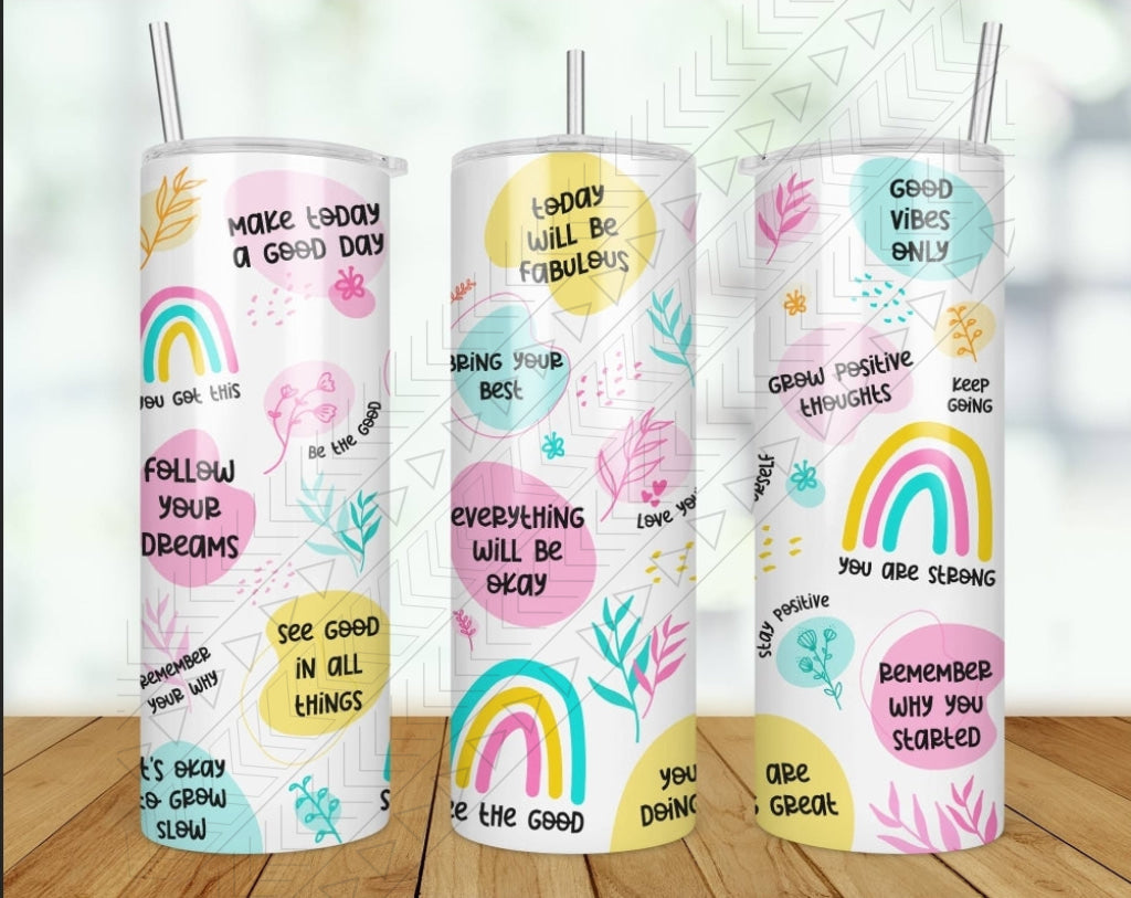 Motivational (colorful) Tumbler