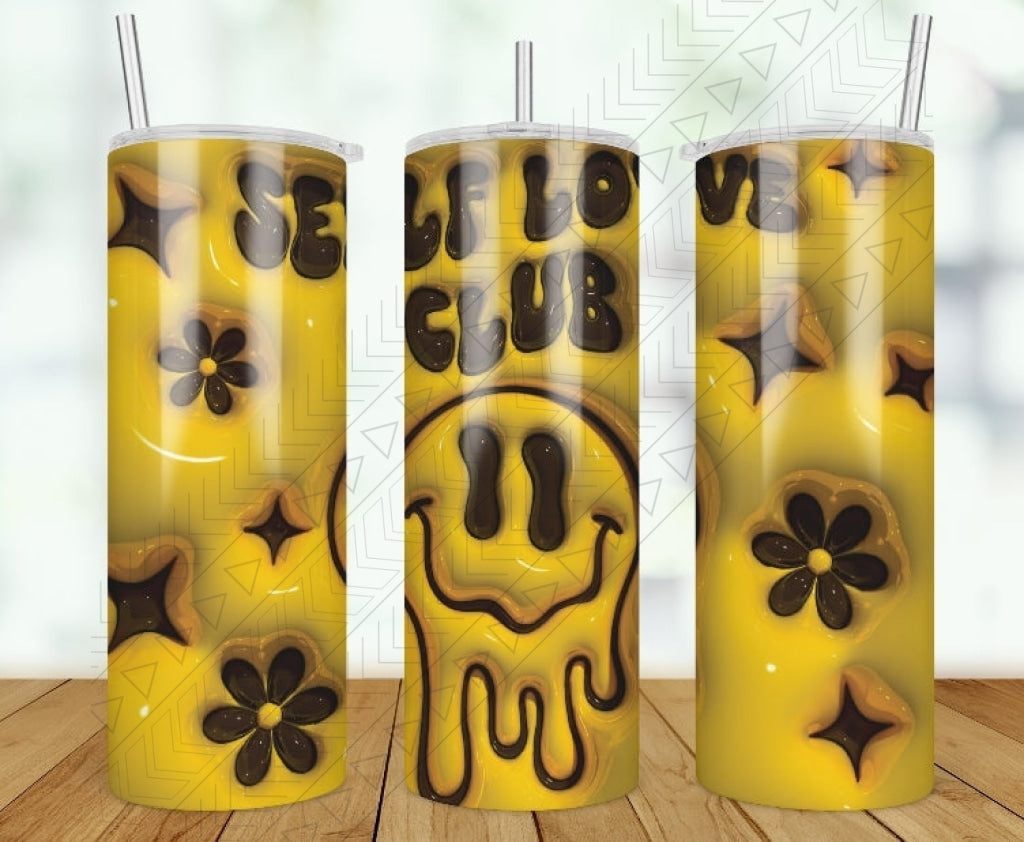 Self Love Club 3d Puff Tumbler