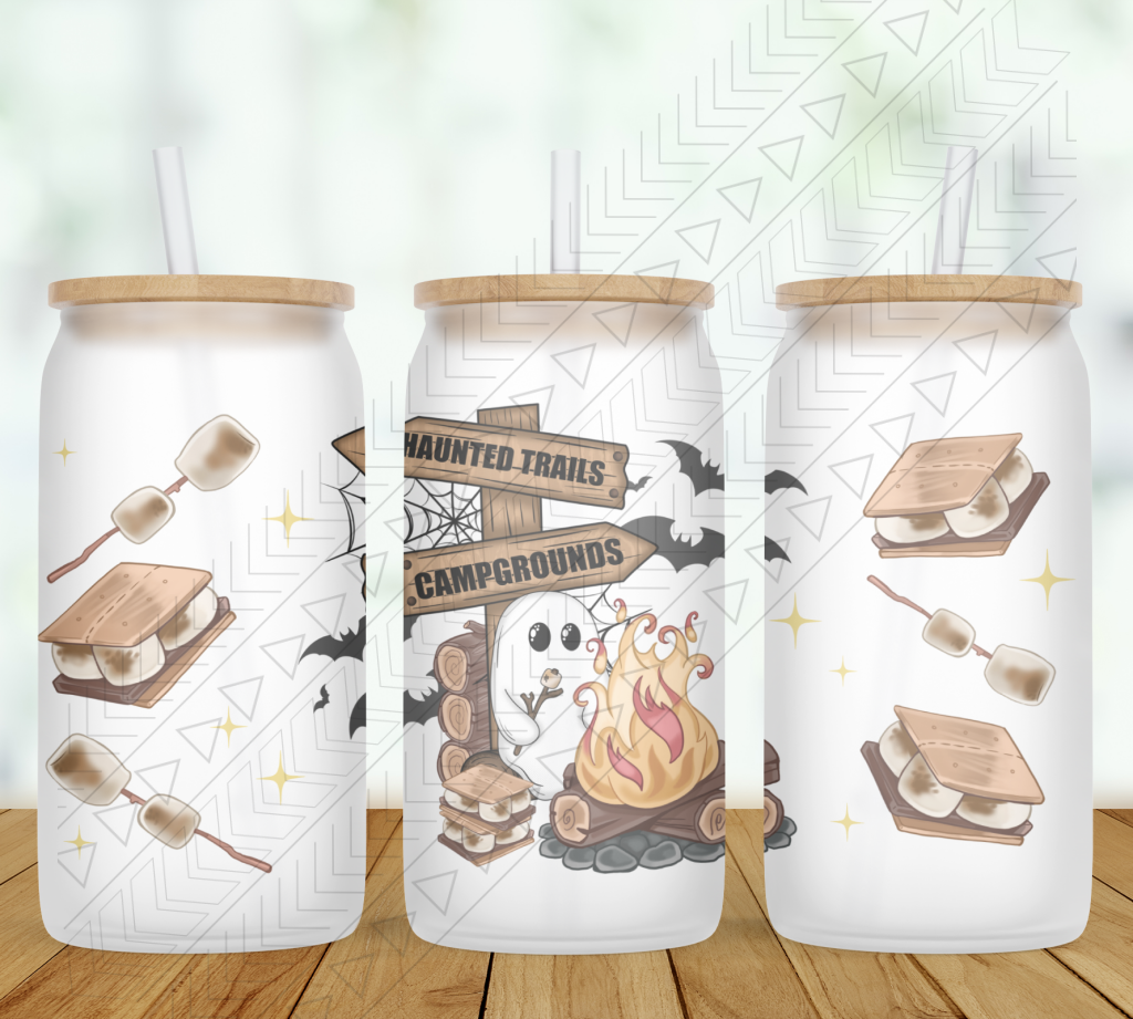 Smores Ghost Glass Can