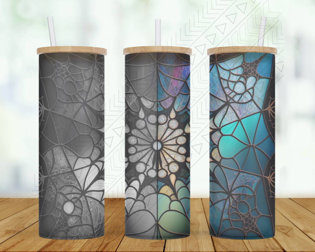 Spider Stained Glass Tumbler