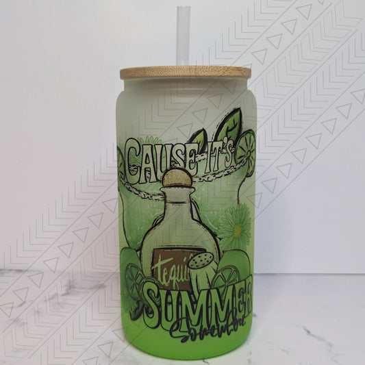 Tequila Summer Ombre Glass Can