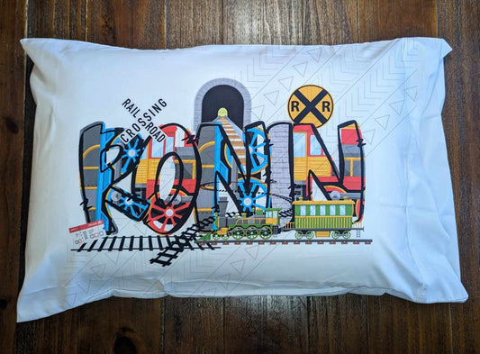 Trains Pillowcase