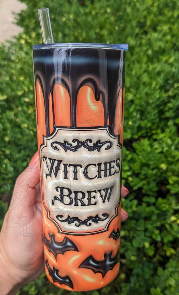 Witches Brew 3d Puff Tumbler